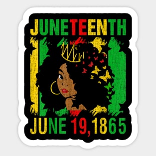 Juneteenth June 19 1865 Juneteenth Freedom Day Black History Sticker